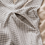 Ärmelloses Stillkleid Windowpane
