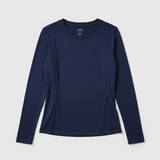 T-Shirt allaitement manches longues bleu marine