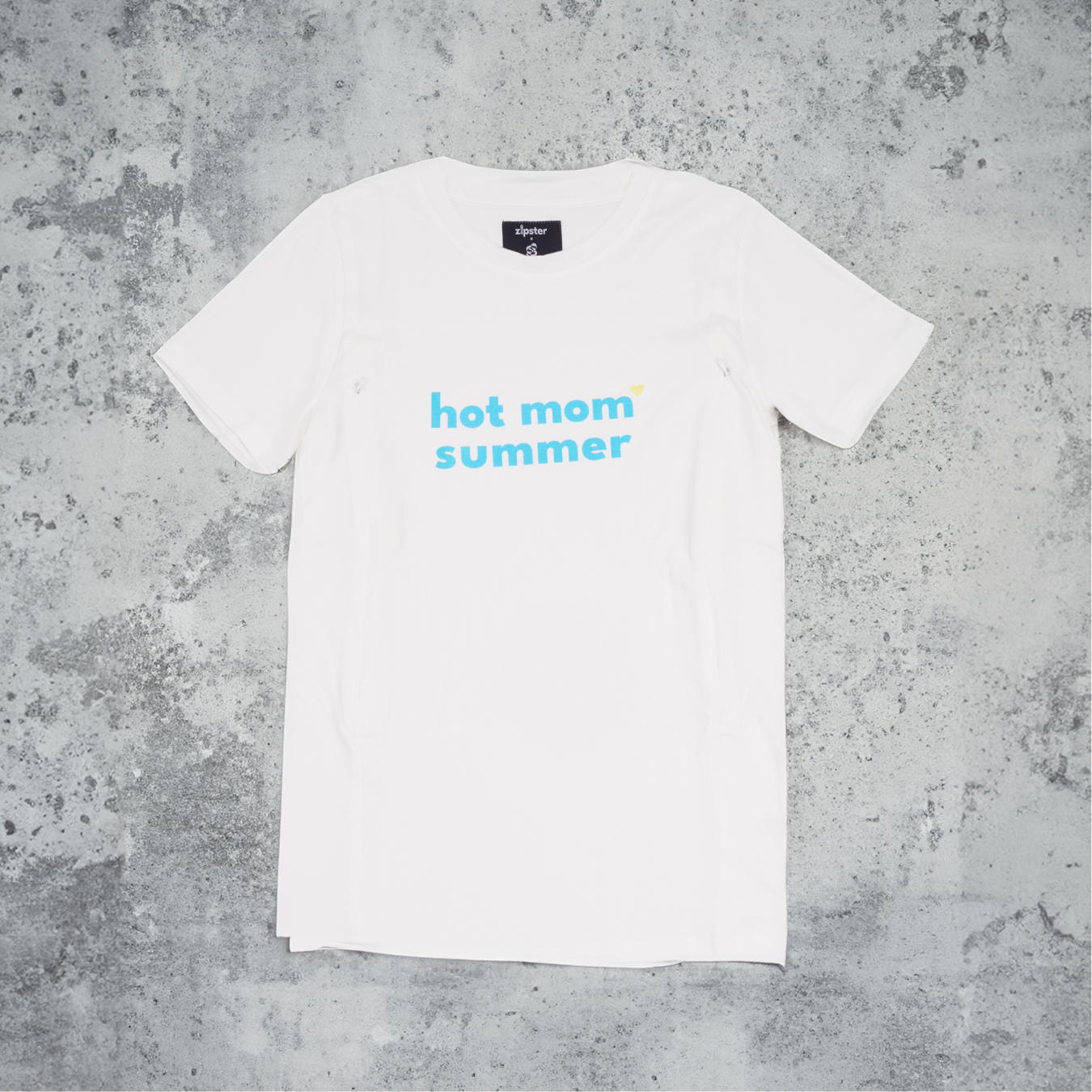 Borstvoeding T-shirt - Hete mama zomer