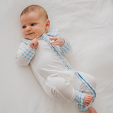 ZIPSTER™ Pure Blue Gingham Collar