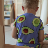 Kinderen Shortie PJ Set Avocado