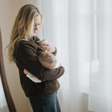 Polaire d'allaitement Marron