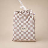 Bamboe Baby Omslagdoek - Fawn Check
