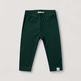 Ribbed Bambus-Leggings in Oliv