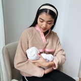 Breastfeeding Fleece Retro Peach