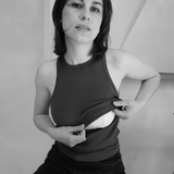Breastfeeding Ribbed Tank Top Schokolade