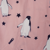 Rosa Pinguin-Pyjamaset für Damen