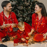 Dames Pyjama Set Rood Erfgoed