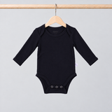 Langärmeliger Body, marineblau