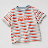 Gestreept oversized kinder T-shirt Good Old Days