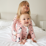 Ensemble de pyjamas pour enfants Pingouin rose