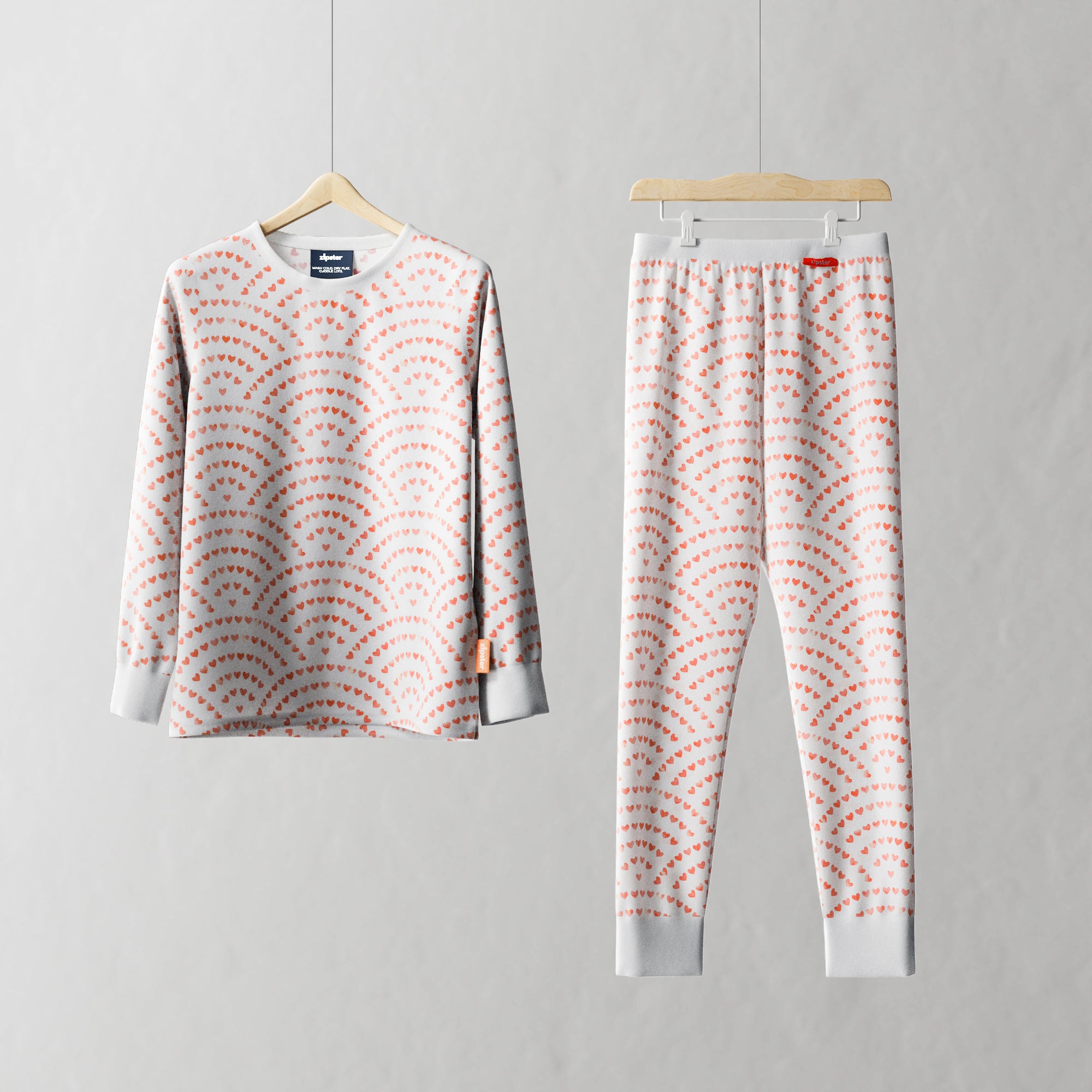 Children's PJ Set Love