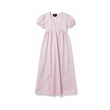Stillkleid mit Ballonärmeln Rosa