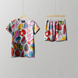 Children's Shortie PJ-Set Funky Muscheln