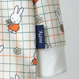 Miffy x Zipster woven label on the Children's Miffy Checkered Bloom bamboo pyjama set