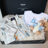 Mini coffret cadeau Peter Rabbit bleu (3 pièces)