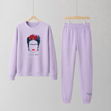 Set da salotto in bambù "Fierce Like Frida" - Viola