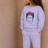 Set da salotto in bambù "Fierce Like Frida" - Viola