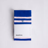 Manitou Socken Stripe Affairs Electric Blue und Pink Panther