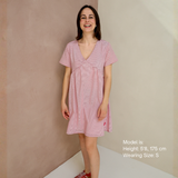 Robe d'allaitement Portofino rose