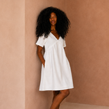 Portofino Stillkleid Weiß