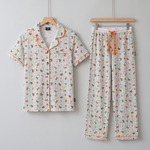 Conjunto de pijama de bambú «Checkered Bloom» para mujer Miffy, vista frontal