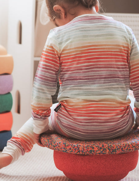 Children's PJ Set Rainbow